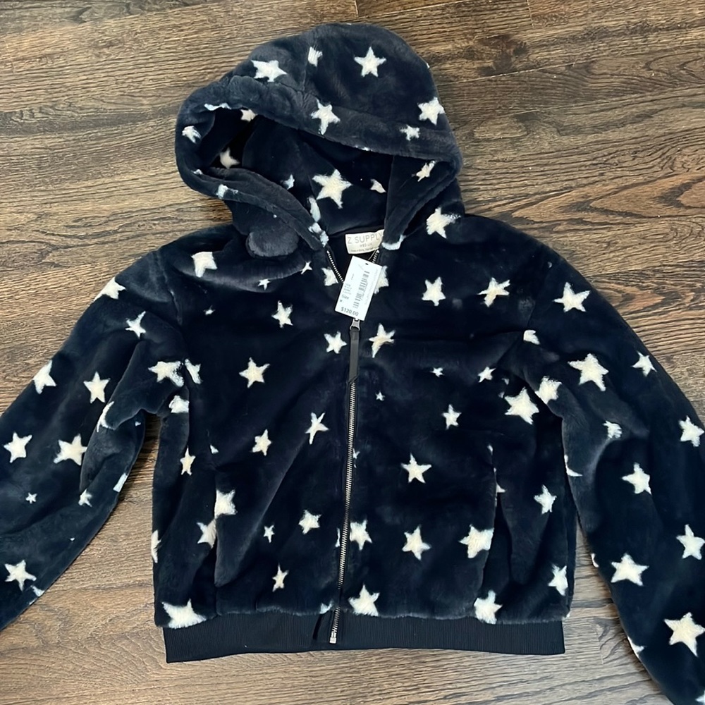 Z Supply Navy Blue Star Jacket